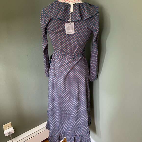 HP🎊🎊Matilda Jane ✨NWTs✨ Polka Dot Reunion Wrap Dress - Picture 5 of 9